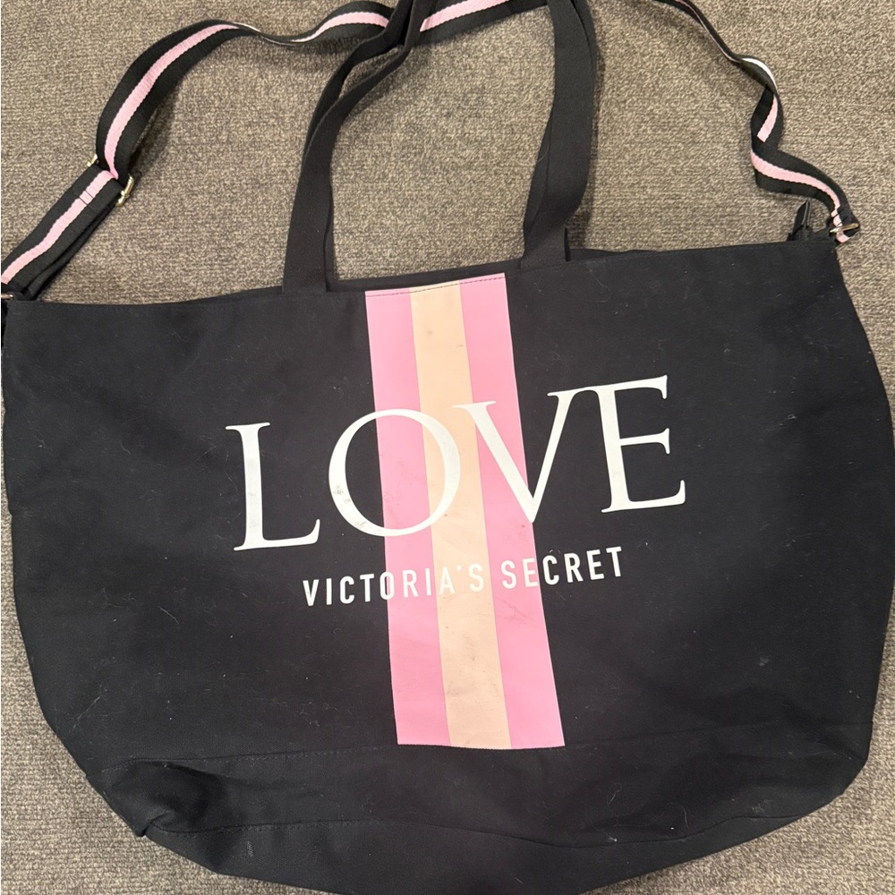 Victoria's Secret "LOVE" Weekender Oversized Tote Bag